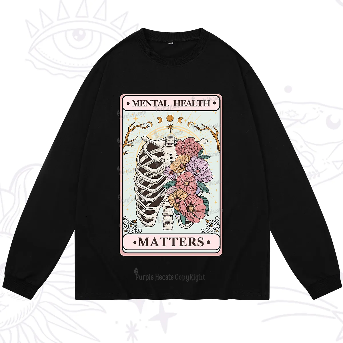 Purplehecate Mental Health Matters Long Sleeve T-Shirt