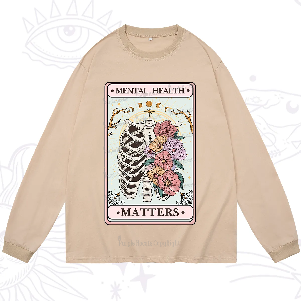 Purplehecate Mental Health Matters Long Sleeve T-Shirt