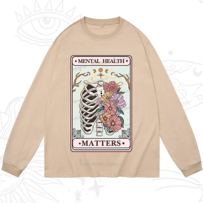Purplehecate Mental Health Matters Long Sleeve T-Shirt