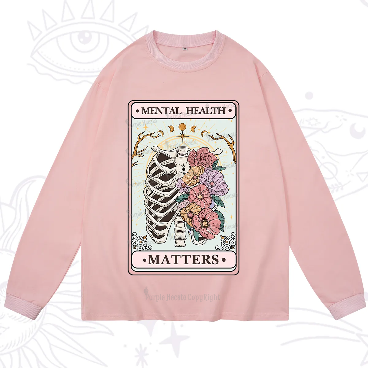 Purplehecate Mental Health Matters Long Sleeve T-Shirt