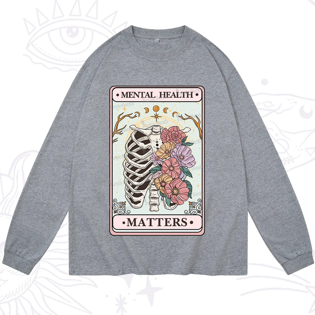 Purplehecate Mental Health Matters Long Sleeve T-Shirt