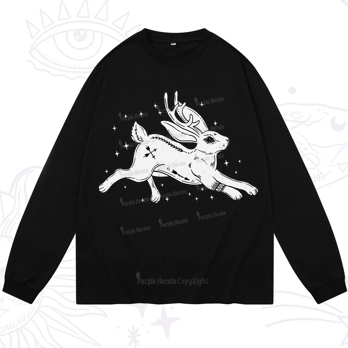 Purplehecate Starwitch Familiar Long Sleeve T-Shirt