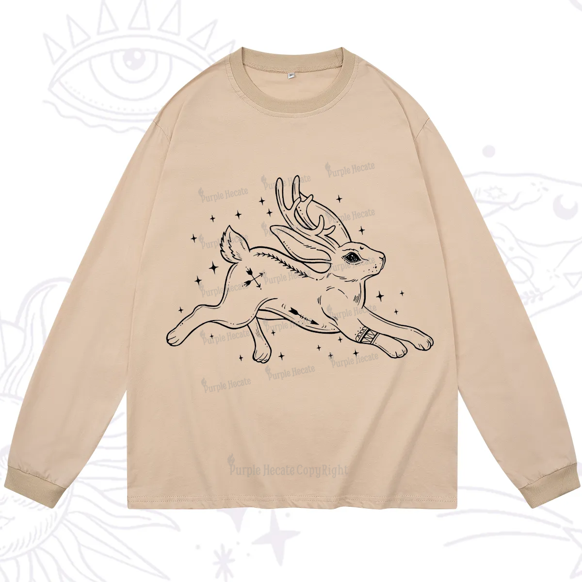 Purplehecate Starwitch Familiar Long Sleeve T-Shirt