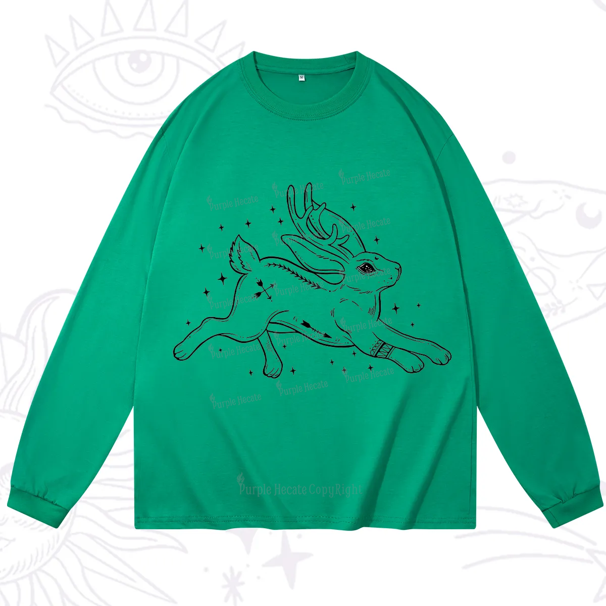 Purplehecate Starwitch Familiar Long Sleeve T-Shirt