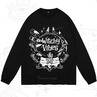 Purplehecate Witchy Vibes Long Sleeve T-Shirt