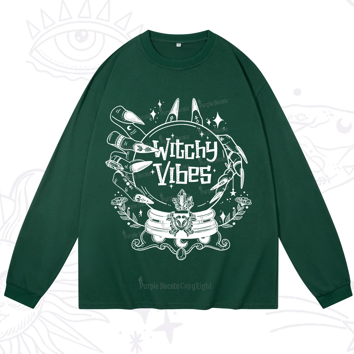 Purplehecate Witchy Vibes Long Sleeve T-Shirt