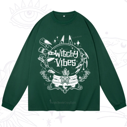 Purplehecate Witchy Vibes Long Sleeve T-Shirt