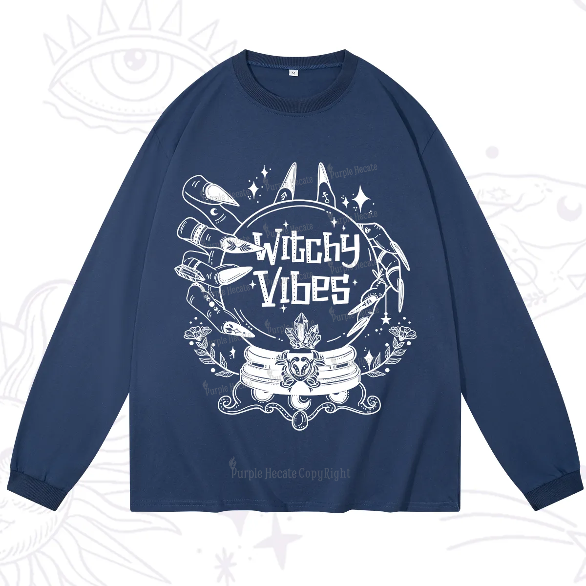 Purplehecate Witchy Vibes Long Sleeve T-Shirt