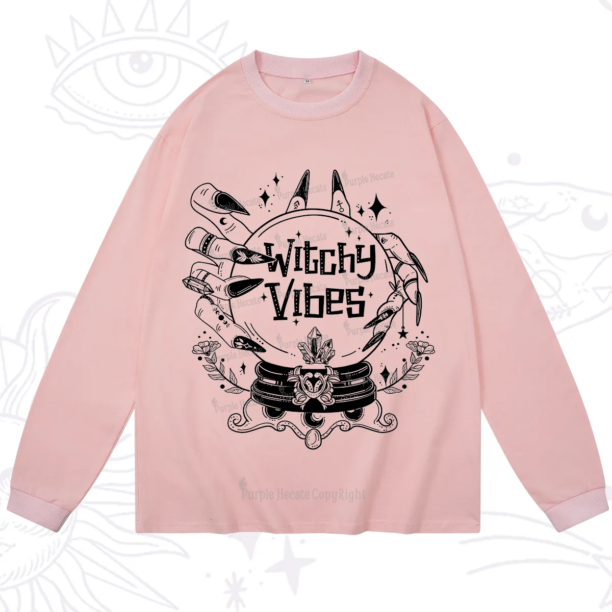 Purplehecate Witchy Vibes Long Sleeve T-Shirt