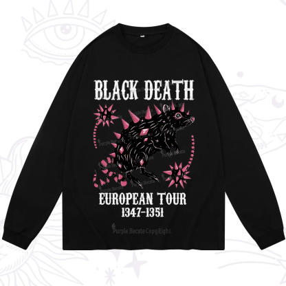 Purplehecate Black Death Long Sleeve T-Shirt