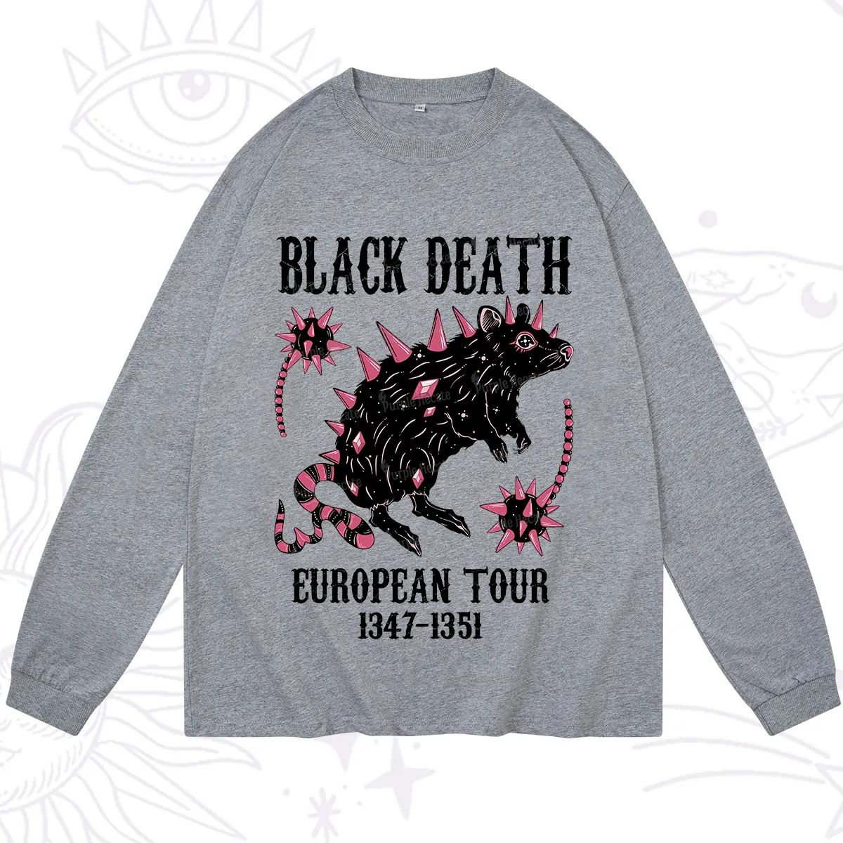 Purplehecate Black Death Long Sleeve T-Shirt