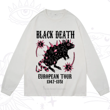 Purplehecate Black Death Long Sleeve T-Shirt
