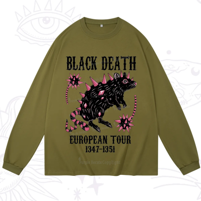 Purplehecate Black Death Long Sleeve T-Shirt