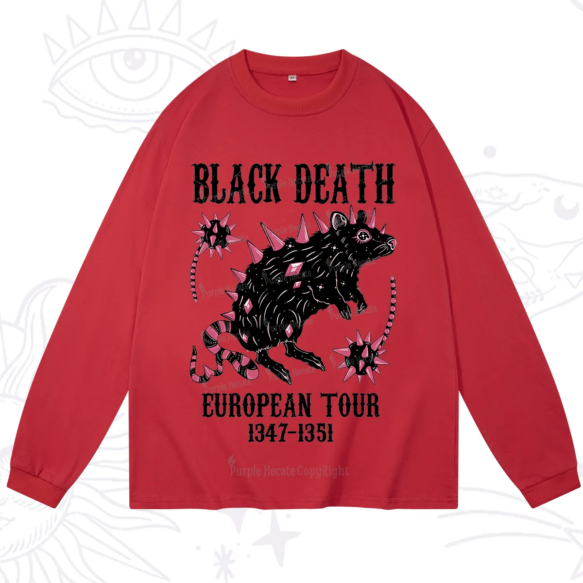 Purplehecate Black Death Long Sleeve T-Shirt