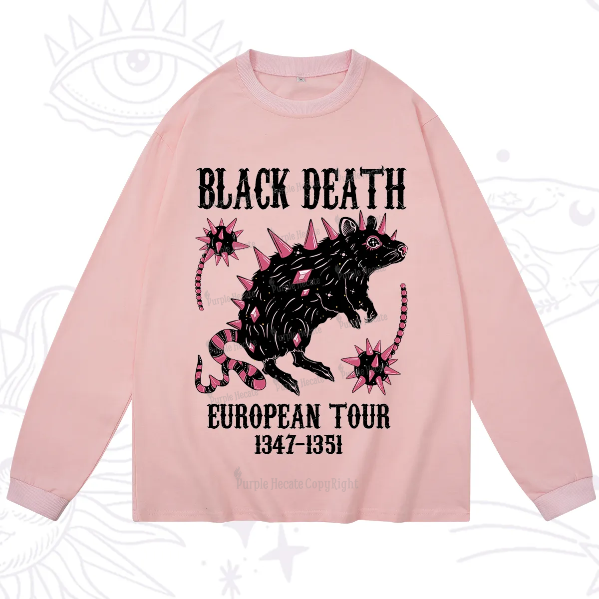 Purplehecate Black Death Long Sleeve T-Shirt