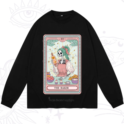 Purplehecate The Bakery Tarot Card Long Sleeve T-Shirt