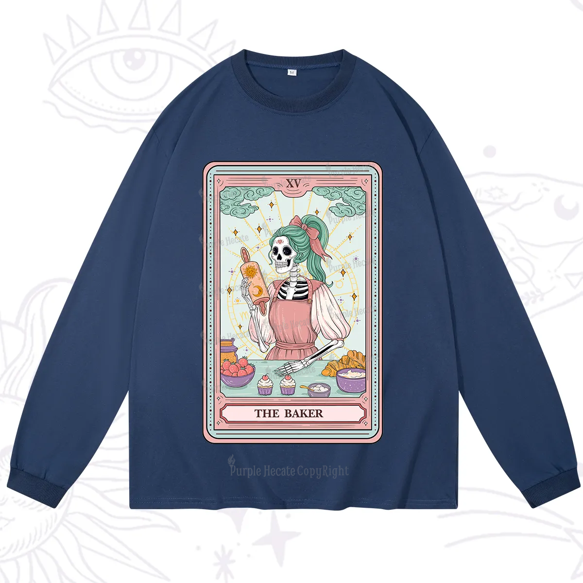 Purplehecate The Bakery Tarot Card Long Sleeve T-Shirt