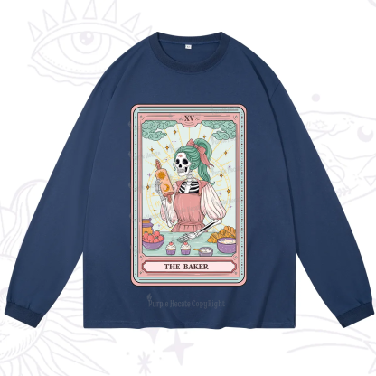 Purplehecate The Bakery Tarot Card Long Sleeve T-Shirt