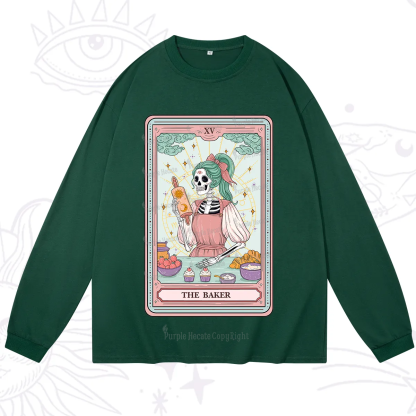Purplehecate The Bakery Tarot Card Long Sleeve T-Shirt