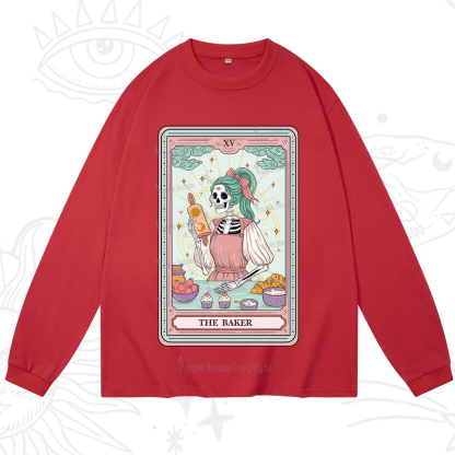 Purplehecate The Bakery Tarot Card Long Sleeve T-Shirt