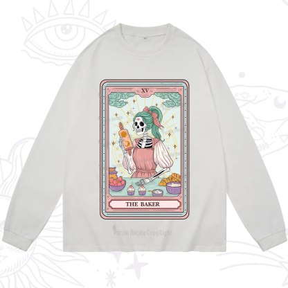 Purplehecate The Bakery Tarot Card Long Sleeve T-Shirt