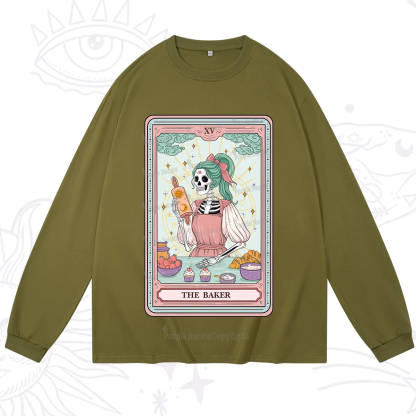 Purplehecate The Bakery Tarot Card Long Sleeve T-Shirt