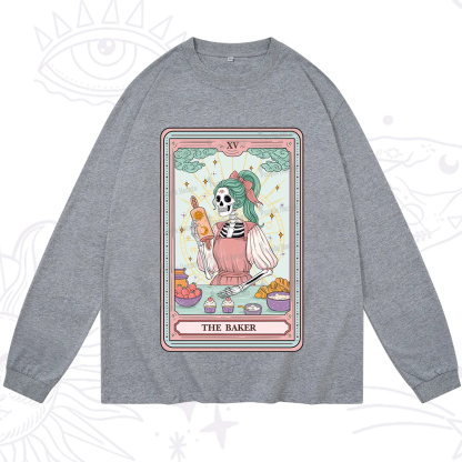 Purplehecate The Bakery Tarot Card Long Sleeve T-Shirt