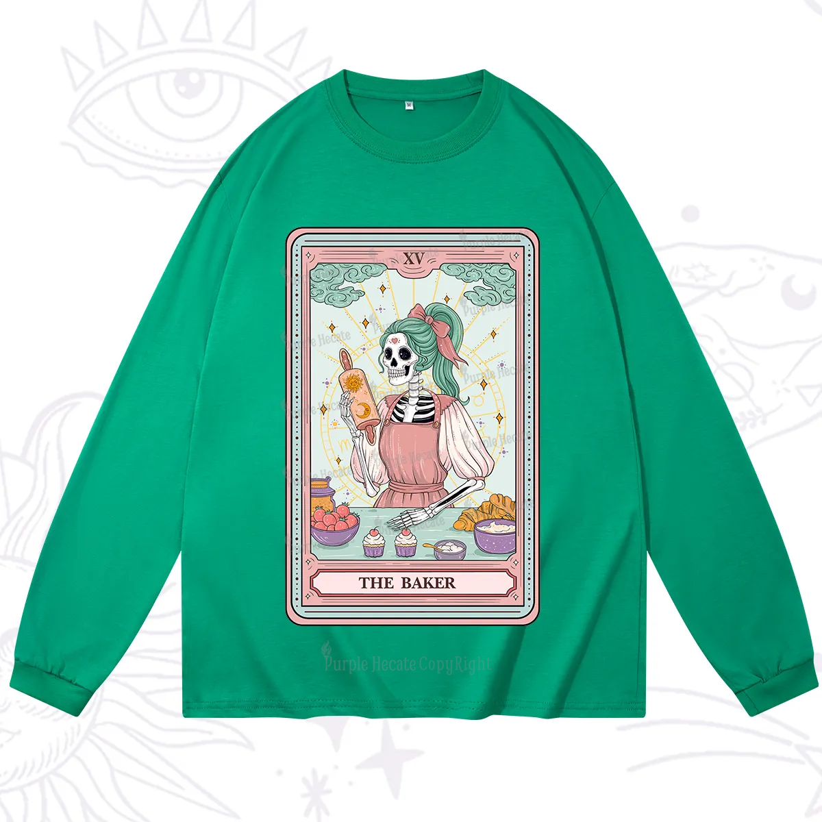 Purplehecate The Bakery Tarot Card Long Sleeve T-Shirt