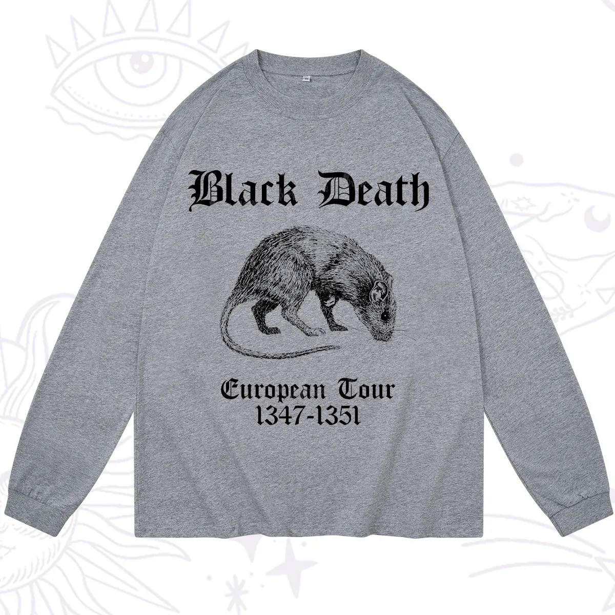 Purplehecate Black Death European Tour Long Sleeve T-Shirt