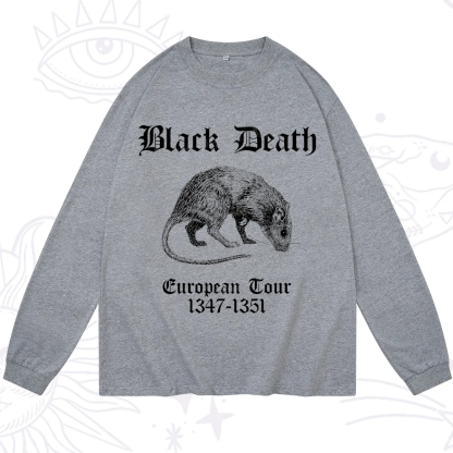 Purplehecate Black Death European Tour Long Sleeve T-Shirt