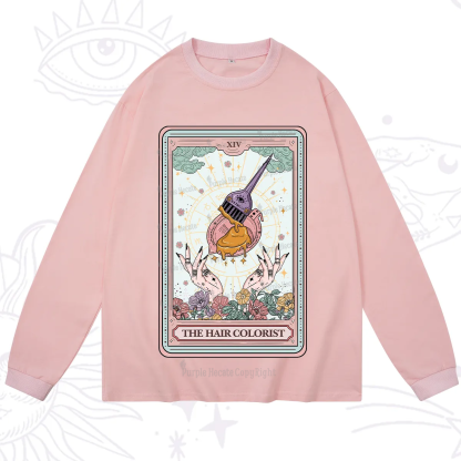 Purplehecate The Hail Colorist Tarot Card Long Sleeve T-Shirt
