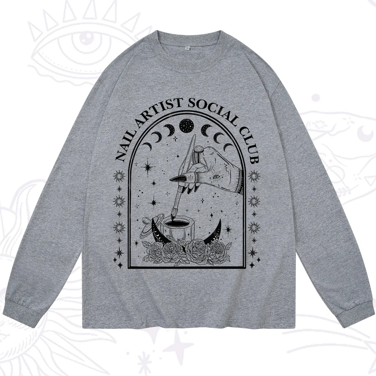 Purplehecate Nail Artist Club Collective Long Sleeve T-Shirt