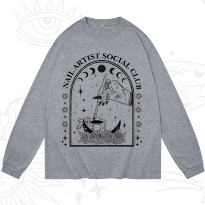 Purplehecate Nail Artist Club Collective Long Sleeve T-Shirt