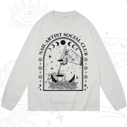Purplehecate Nail Artist Club Collective Long Sleeve T-Shirt