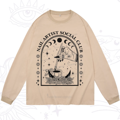 Purplehecate Nail Artist Club Collective Long Sleeve T-Shirt