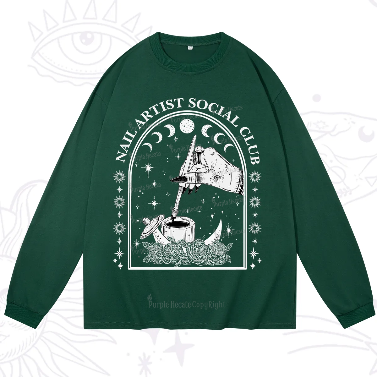 Purplehecate Nail Artist Club Collective Long Sleeve T-Shirt