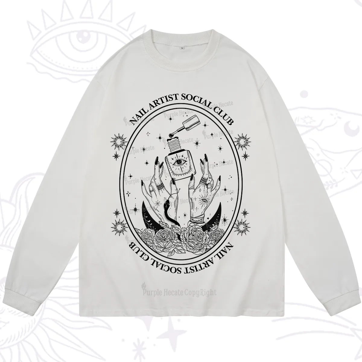 Purplehecate Nail Artist Club Long Sleeve T-Shirt