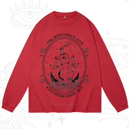 Purplehecate Nail Artist Club Long Sleeve T-Shirt