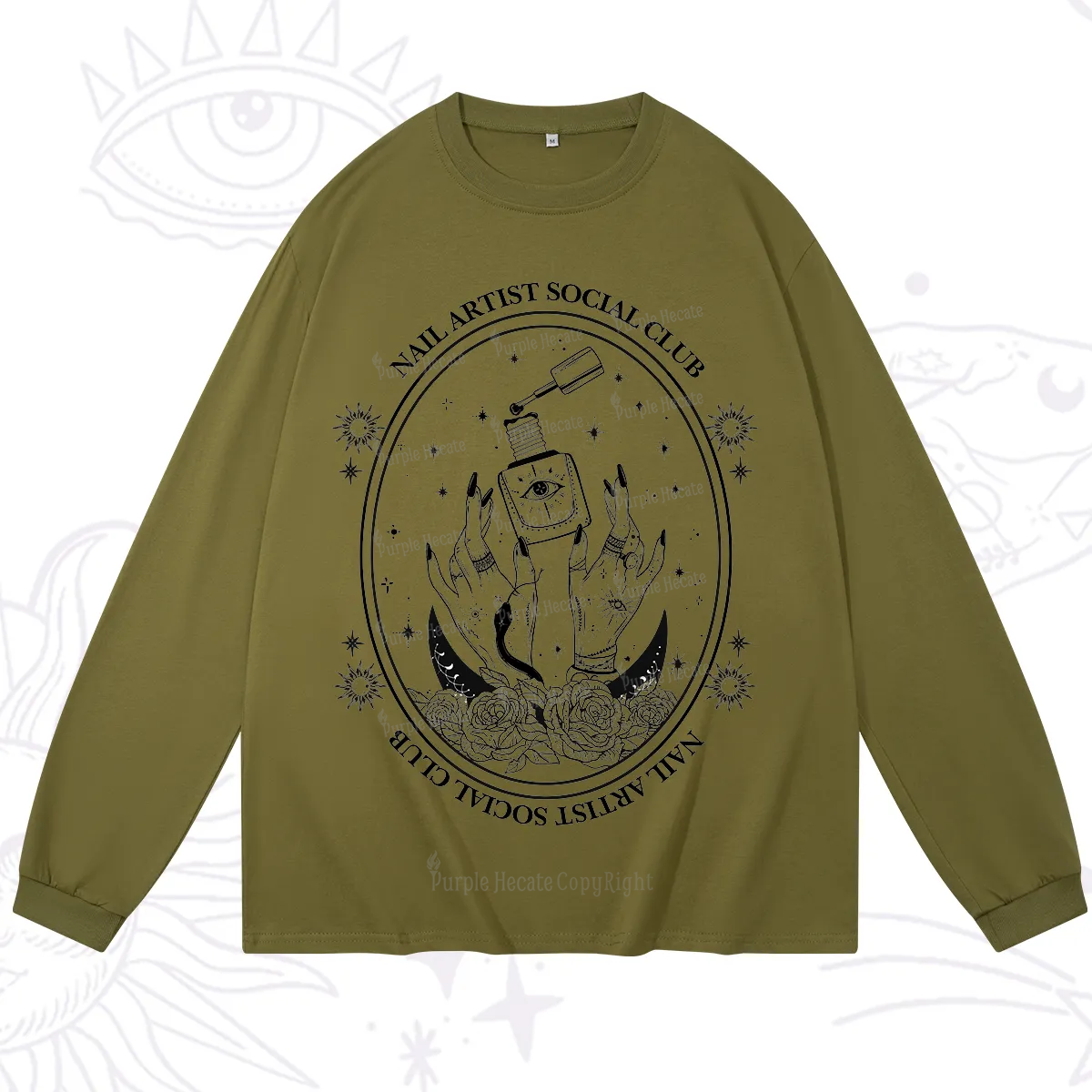 Purplehecate Nail Artist Club Long Sleeve T-Shirt