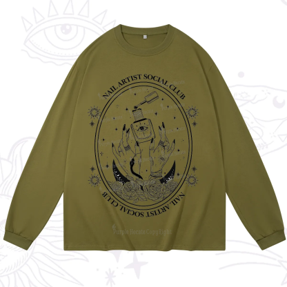 Purplehecate Nail Artist Club Long Sleeve T-Shirt