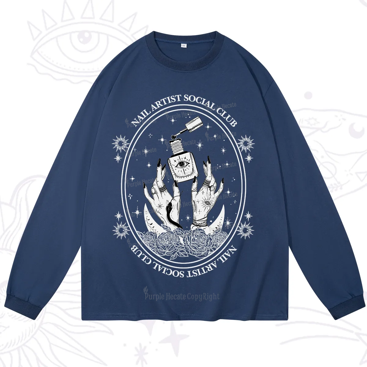Purplehecate Nail Artist Club Long Sleeve T-Shirt