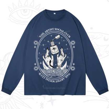 Purplehecate Nail Artist Club Long Sleeve T-Shirt