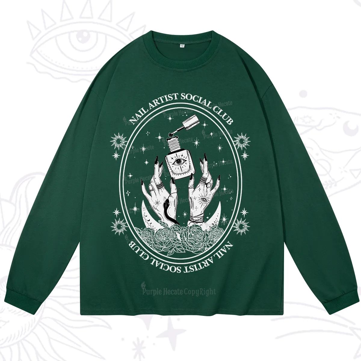 Purplehecate Nail Artist Club Long Sleeve T-Shirt