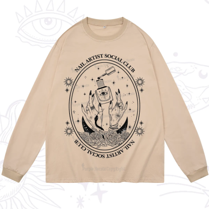 Purplehecate Nail Artist Club Long Sleeve T-Shirt