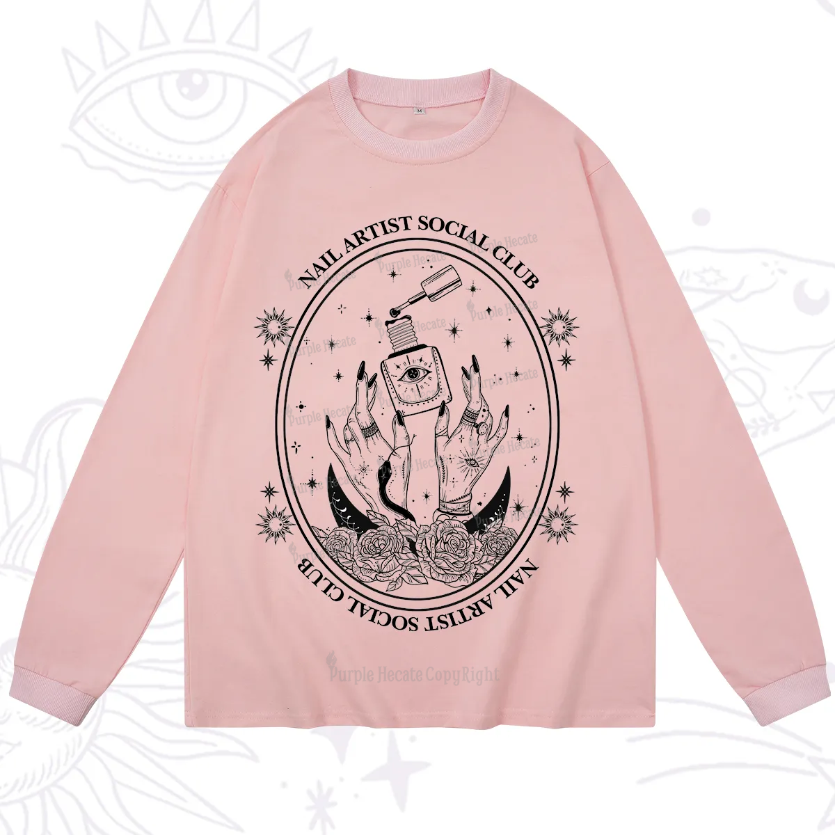 Purplehecate Nail Artist Club Long Sleeve T-Shirt