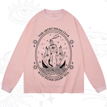 Purplehecate Nail Artist Club Long Sleeve T-Shirt