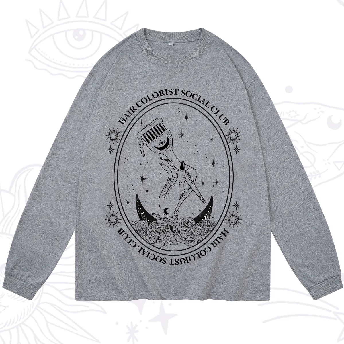 Purplehecate Hair Colorist Social Club Long Sleeve T-Shirt