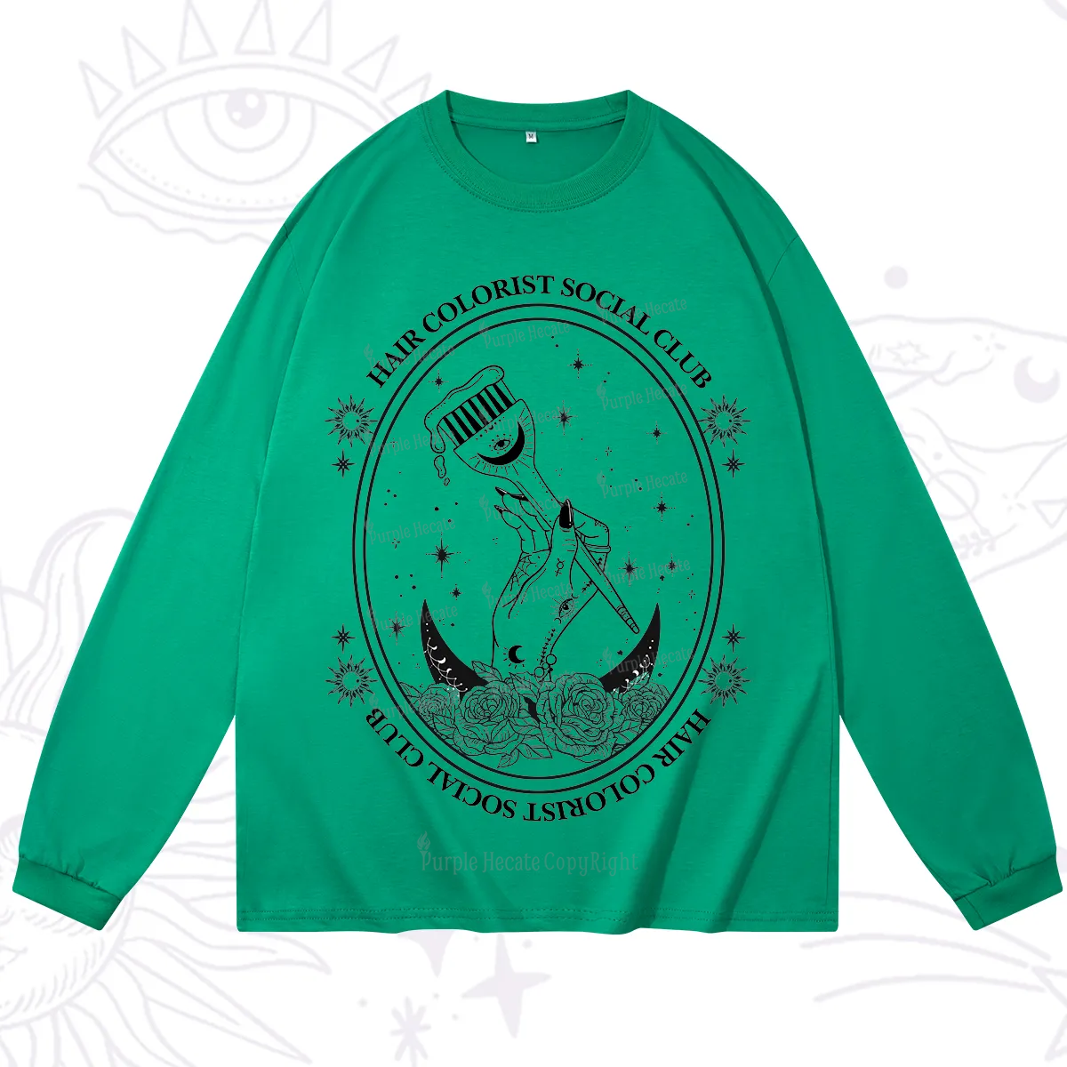 Purplehecate Hair Colorist Social Club Long Sleeve T-Shirt