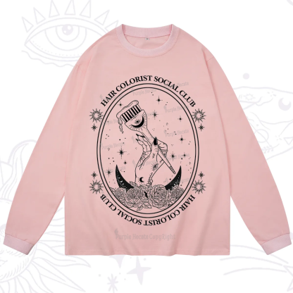 Purplehecate Hair Colorist Social Club Long Sleeve T-Shirt