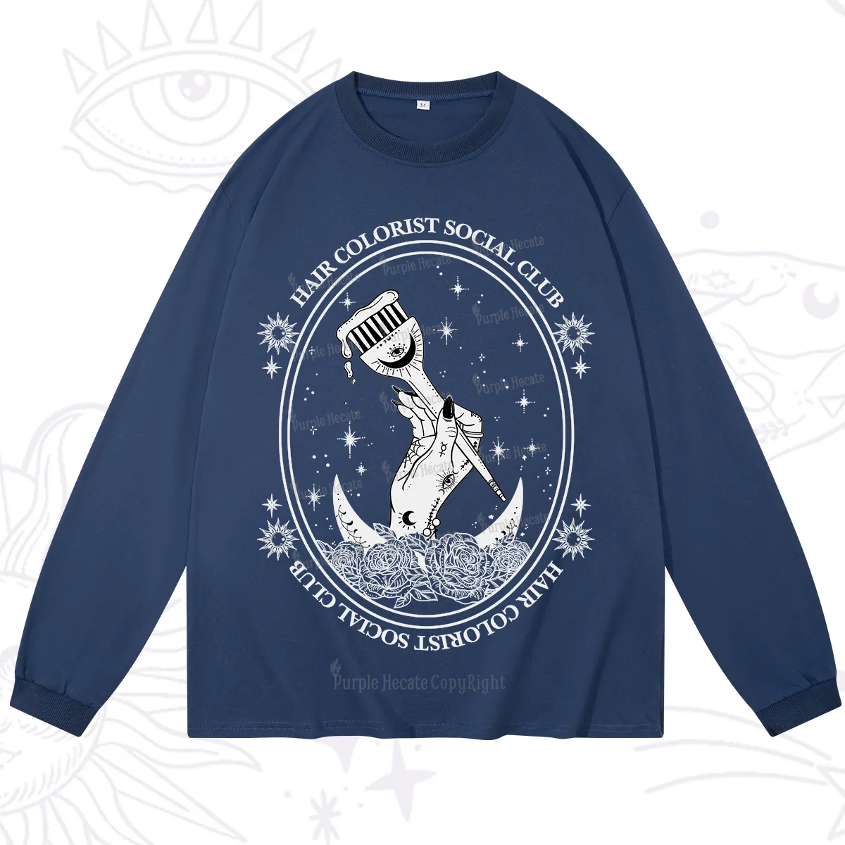 Purplehecate Hair Colorist Social Club Long Sleeve T-Shirt